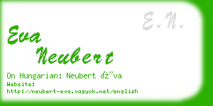 eva neubert business card